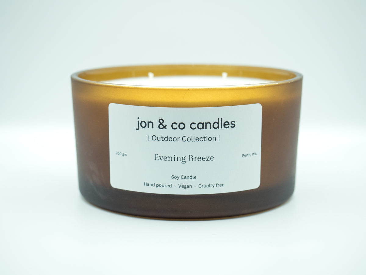 Evening Breeze Outdoor Candle 700gm Soy Candle