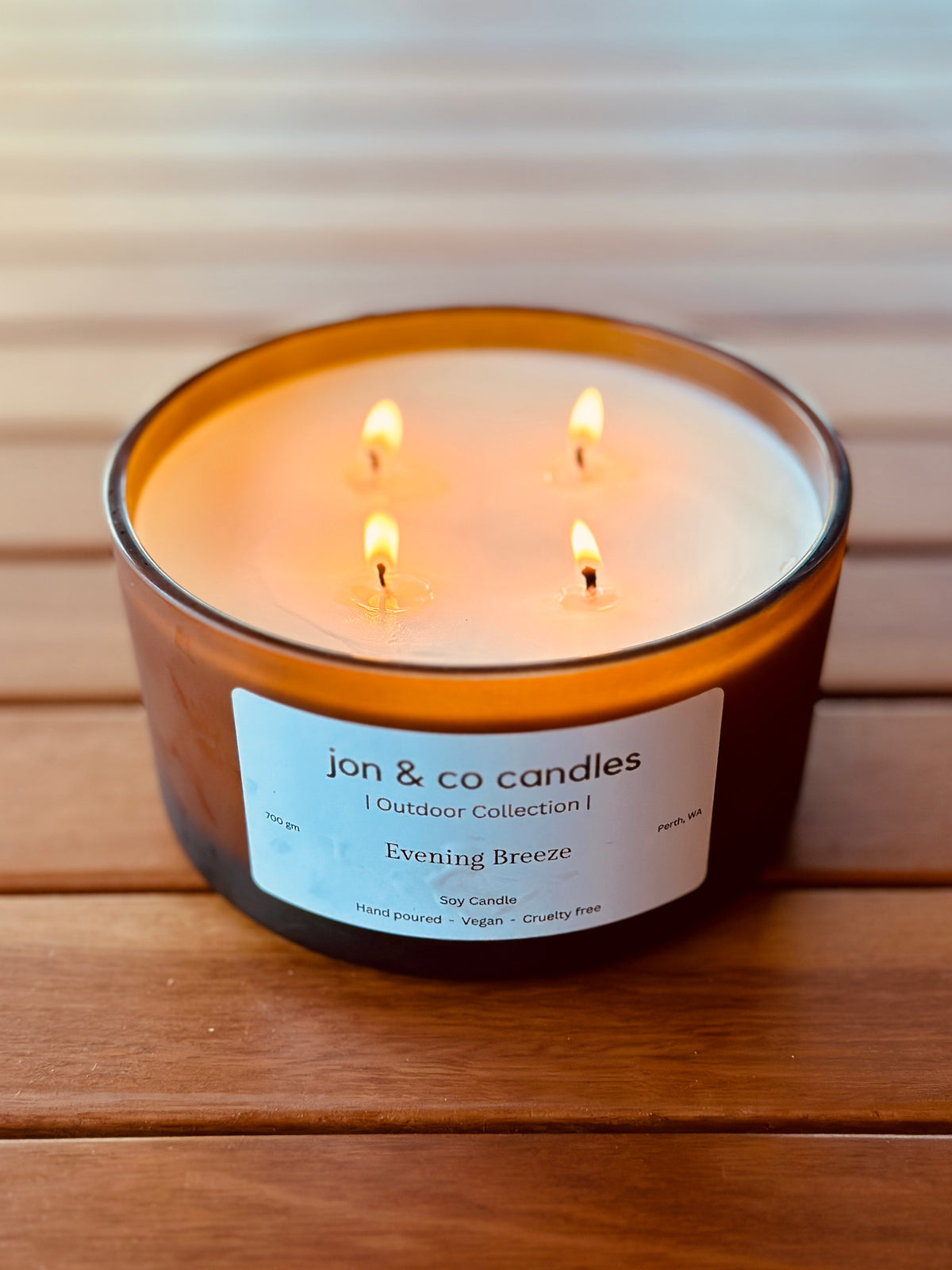 Evening Breeze Outdoor Candle 700gm Soy Candle