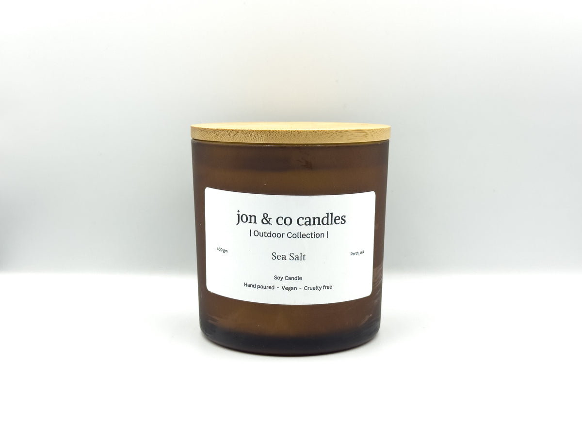 Sea Salt Outdoor Candle 400gm Soy Candle