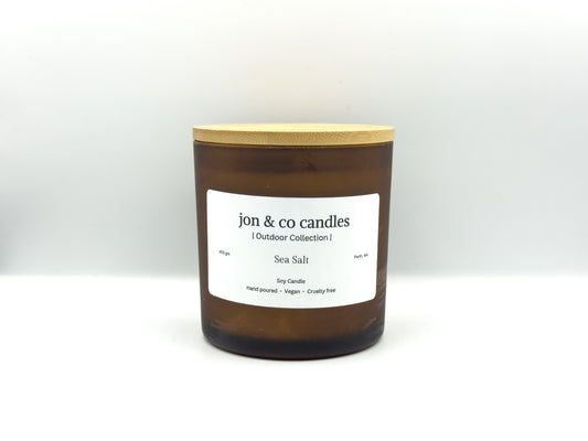 Sea Salt Outdoor Candle 400gm Soy Candle